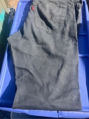 Levi's 541 W34/30 charcoal gray  Straight-Leg Jeans, zipper